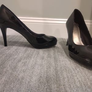 Christian Siriano Black Patent Pumps